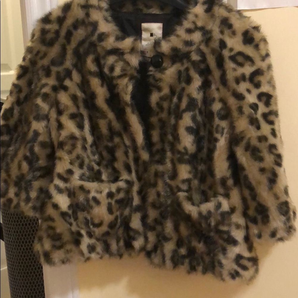Anthropologie Eleves Faux Fur Jacket!
